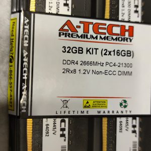 Pamięci 32GB KIT (2x16GB) DDR4 2666MHz PC4-21300