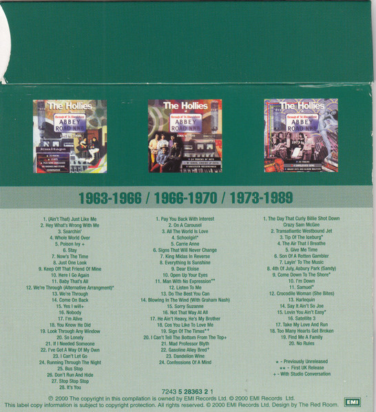 The Hollies - 3 CD Box Set * 1963-1989 Folia - obrazek 8