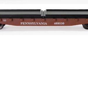 Wagon Platforma HO Scale 1:87 52' + 2 kontenery 20"