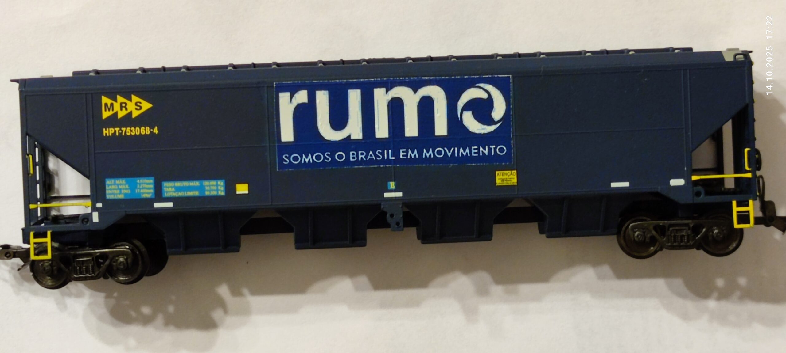 Wagon samowyładowczy RUMO 2050-C firmy Frateschi HO 1:87 - obrazek 9